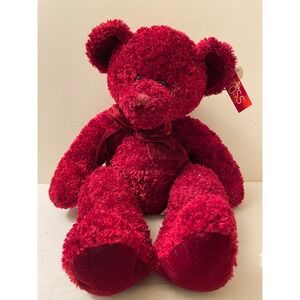 Russ‎ Berrie Rosetta Red Plush Teddy Bear Stuffed Anima Plush